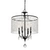 4 - Light Dimmable Crystal Chandelier