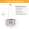 Modern Crystal Chandelier for Living-Room Round Cristal Lamp Luxury Home Decor Light Fixture